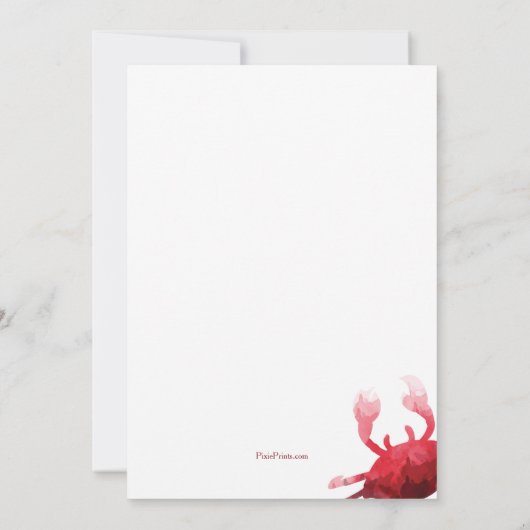 クラビ感じー招待状 招待状 (裏面)