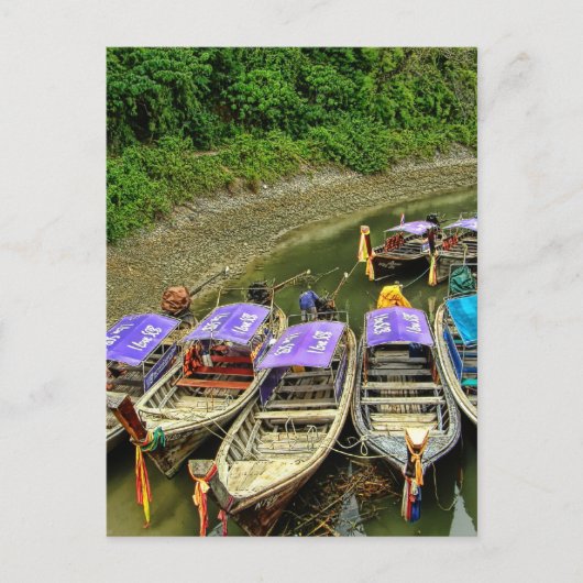 クラビ | 水タクシー ポストカード (正面)