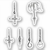 クラピカのチェーンハンターxハンターステッカーパック シール (正面)