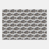 クラピカッコいいーパンフィッシュ魚釣りメンズ ラッピングペーパーシート (正面3)