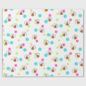 クラピーな誕生日包装紙を持たない転が-  ラッピングペーパー (フラット)