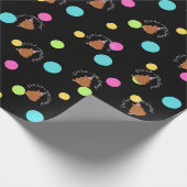 クラピーな誕生日包装紙を持たない転が-  ラッピングペーパー (角)