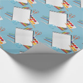 クラフアートト用品の包装紙 ラッピングペーパー (角)