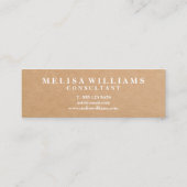 クラフエレガントト スキニー名刺 (裏面)