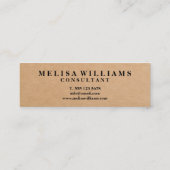 クラフエレガントト スキニー名刺 (裏面)