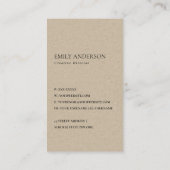 クラフエレガントトGLAMフェイク金ゴールド蓮フローラ 名刺 (裏面)