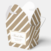 クラフエレガントフェイク金ゴールド結婚の感謝 フェイバーボックス (オープン)