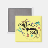 クラフターが磁石をクラフト マグネット (正面/裏面)