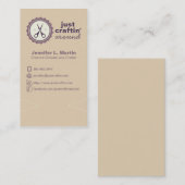 クラフティハサミ名刺 名刺 (正面/裏面)