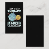 クラフティングとカチェット中毒の糸好き 名刺 (正面/裏面)