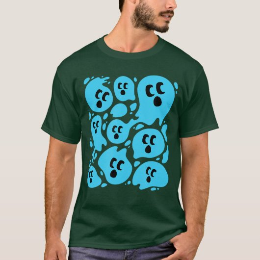 クラフティーなゲームスタイルの友達と遊ぶゲーミング好き Tシャツ (正面)