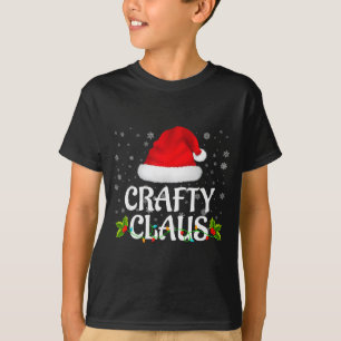 クラフティークラウス クリスマス ライト サンタ パジャマ ファミリー Tシャツ
