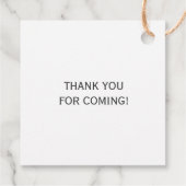 クラフトありがとうギフトラベル結婚sありがとう フェイバータグ (裏面)