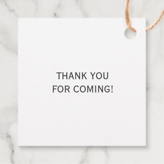 クラフトありがとうギフトラベル結婚sありがとう フェイバータグ (裏面)