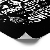 クラフトおもしろいウィッチシーズン不気味ハッピーハロ ポスター (角)