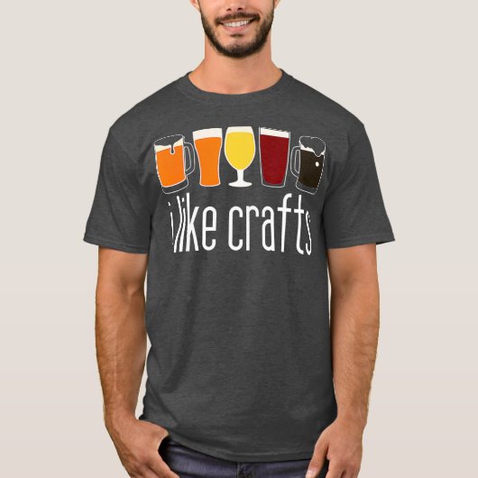 クラフトおもしろいビアドリンカー – Craft Night Tシャツ (正面)