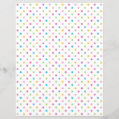 クラフトおよびスクラップブックのドットパターン紙 (裏面)