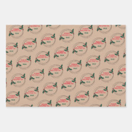 クラフトお届けカスタマイズ下さい ラッピングペーパーシート