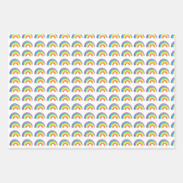 クラフトとデコパージュの虹 ラッピングペーパーシート