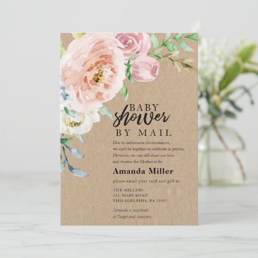 クラフトにバラ付き郵便でのベビーシャワー セーブザデート (スタンド正面)