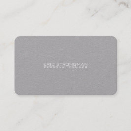 クラフトのシンプルでミニマルな灰色のスタイル 名刺