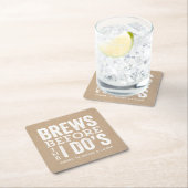 クラフトの前に生ま結婚す スクエアペーパーコースター (インサイチュ)