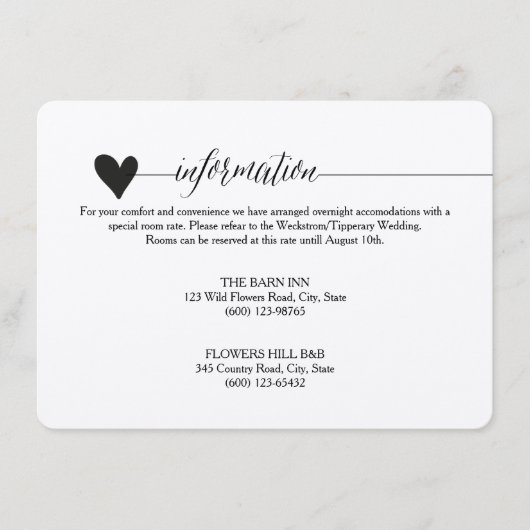 クラフトの囲素朴い結婚、ハート書道 エンクロージャーカード (正面)