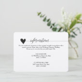 クラフトの囲素朴い結婚、ハート書道 エンクロージャーカード (スタンド正面)