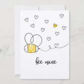 クラフトの蜂鉱山のかわいいバレンタイン シーズンカード (正面)