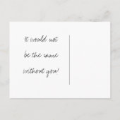 クラフトはがき日付の保存 案内ポストカード (裏面)