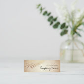 クラフトは金ぱくの精神の小型名刺を印刷しました スキニー名刺 (スタンド正面)