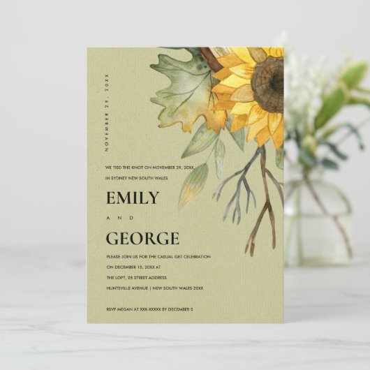 クラフトひまわりフローラ私たちはノットカードを結んだ サンキューカード (スタンド正面)