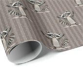 クラフトまたはギフトのためのラクーン茶色の通常のスケール ラッピングペーパー (ロールコーナー)