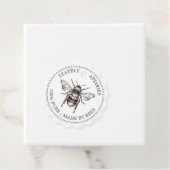 クラフトまたはホワイトヴィンテージアピールジャールネックラベル フェイバータグ (インサイチュ)