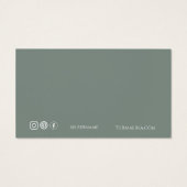 クラフトアイボリーグレーデュスキーイヤリングホルダーソーシャルメディア (裏面)