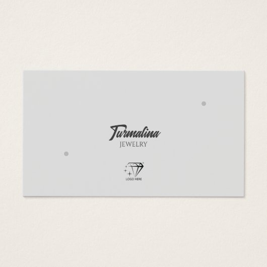 クラフトアイボリーグレーデュスキーイヤリングホルダーソーシャルメディア (正面)