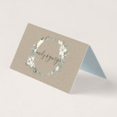 クラフトアイボリーホワイトフローラバンチ結婚ズ座席表 (裏面)