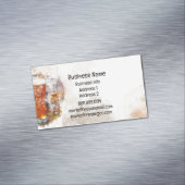 クラフトアーティザンブルーイングビールパブバー マグネット名刺 (インサイチュ)