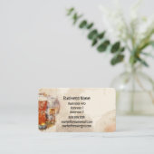 クラフトアーティザンブルーイングビールパブバー 名刺 (スタンド正面)