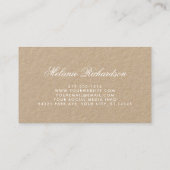 クラフトウォーターカラーフローラブルガンディマルサラ 名刺 (裏面)