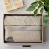 クラフトウォーブラーバードバードハウス縁どデカップタン 薄葉紙 (ギフト)