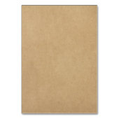 クラフトエレガントホワ素朴ートレース結婚ズプレイス テーブルナンバー (裏面)