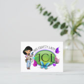 クラフトエレガント名刺 コーリングカード (スタンド正面)