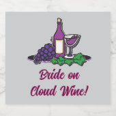クラフトオンクラウドワイン！ リキュールボトルラベル (シングルラベル)