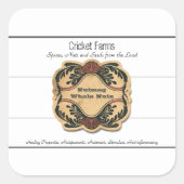 クラフトオーランテシンプルテンプレートストライプ スクエアシール (正面)