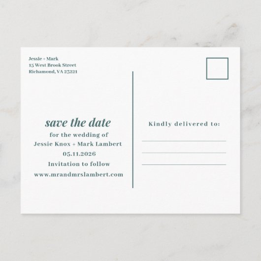 クラフトカクテルおもしろい無料ドリンクの日付を保存 案内ポストカード (裏面)