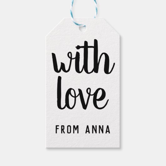 クラフトカスタムギフトラベル ギフトタグ (正面)