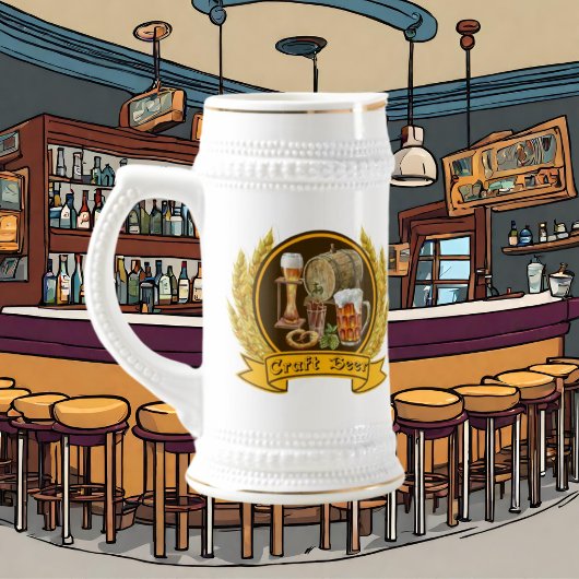 クラフトカッコいいビールバー ビールジョッキ