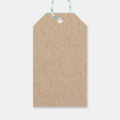 クラフトカラフルフローライースターエッグ赤ちゃんシャワー ギフトタグ (裏面)