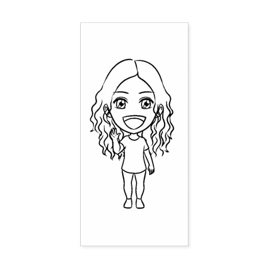 クラフトカリカチュアキャラクターc5e3p17ストーリーテリング ラバースタンプ (インプリント)